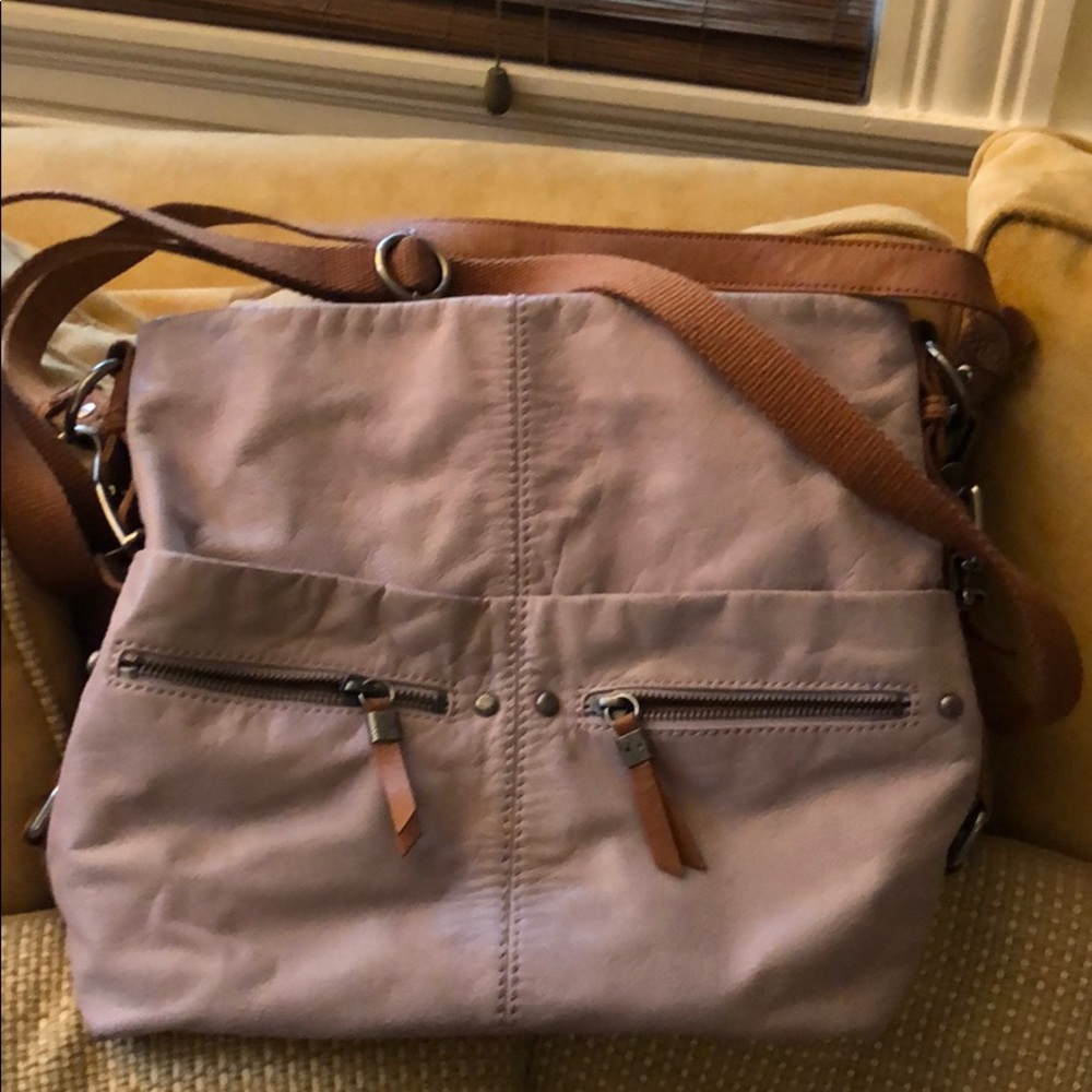 The Sak Sanibel Bucket bag lavender